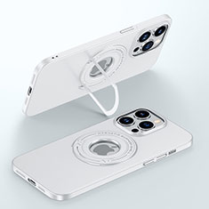 Custodia Plastica Rigida Cover Opaca con Mag-Safe Magnetic JB1 per Apple iPhone 15 Pro Bianco