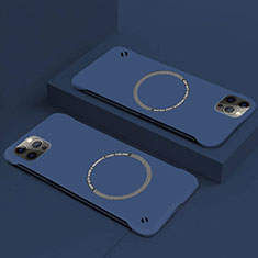 Custodia Plastica Rigida Cover Opaca con Mag-Safe Magnetic P01 per Apple iPhone 15 Blu