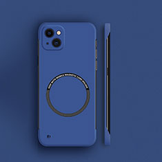 Custodia Plastica Rigida Cover Opaca con Mag-Safe Magnetic per Apple iPhone 14 Plus Blu