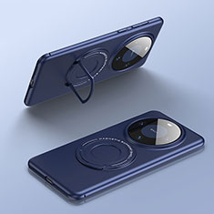 Custodia Plastica Rigida Cover Opaca con Mag-Safe Magnetic per Huawei Mate 60 Blu