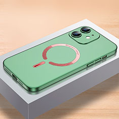 Custodia Plastica Rigida Cover Opaca con Mag-Safe Magnetic QC1 per Apple iPhone 12 Verde