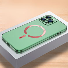 Custodia Plastica Rigida Cover Opaca con Mag-Safe Magnetic QC1 per Apple iPhone 13 Pro Max Verde