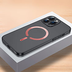 Custodia Plastica Rigida Cover Opaca con Mag-Safe Magnetic QC1 per Apple iPhone 13 Pro Nero