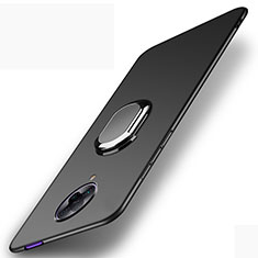 Custodia Plastica Rigida Cover Opaca con Magnetico Anello Supporto P01 per Xiaomi Redmi K30 Pro Zoom Nero