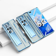 Custodia Plastica Rigida Cover Opaca con Supporto ZL2 per Huawei Mate X2 Blu