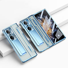 Custodia Plastica Rigida Cover Opaca con Supporto ZL3 per Huawei Honor Magic Vs 5G Blu