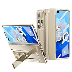 Custodia Plastica Rigida Cover Opaca con Supporto ZL4 per Huawei Mate X2 Oro