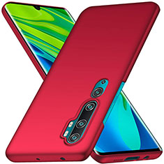 Custodia Plastica Rigida Cover Opaca D01 per Xiaomi Mi Note 10 Rosso