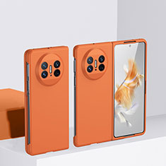 Custodia Plastica Rigida Cover Opaca Fronte e Retro 360 Gradi BH1 per Huawei Mate X3 Arancione