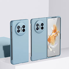 Custodia Plastica Rigida Cover Opaca Fronte e Retro 360 Gradi BH1 per Huawei Mate X3 Azzurro