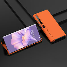 Custodia Plastica Rigida Cover Opaca Fronte e Retro 360 Gradi BH1 per Huawei Mate Xs 2 Arancione
