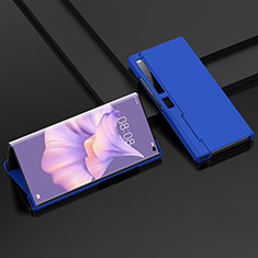 Custodia Plastica Rigida Cover Opaca Fronte e Retro 360 Gradi BH1 per Huawei Mate Xs 2 Blu