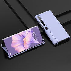Custodia Plastica Rigida Cover Opaca Fronte e Retro 360 Gradi BH1 per Huawei Mate Xs 2 Viola