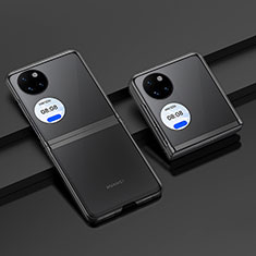 Custodia Plastica Rigida Cover Opaca Fronte e Retro 360 Gradi BH2 per Huawei Pocket S Chiaro