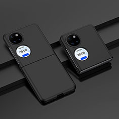 Custodia Plastica Rigida Cover Opaca Fronte e Retro 360 Gradi BH2 per Huawei Pocket S Nero