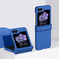 Custodia Plastica Rigida Cover Opaca Fronte e Retro 360 Gradi BH2 per Samsung Galaxy Z Flip5 5G Blu