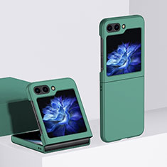 Custodia Plastica Rigida Cover Opaca Fronte e Retro 360 Gradi BH3 per Samsung Galaxy Z Flip5 5G Verde