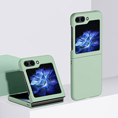 Custodia Plastica Rigida Cover Opaca Fronte e Retro 360 Gradi BH3 per Samsung Galaxy Z Flip5 5G Verde Pastello