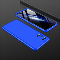 Custodia Plastica Rigida Cover Opaca Fronte e Retro 360 Gradi M01 per Realme 7 Pro Blu