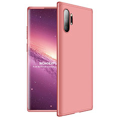 Custodia Plastica Rigida Cover Opaca Fronte e Retro 360 Gradi M01 per Samsung Galaxy Note 10 Plus 5G Oro Rosa