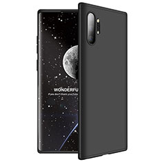 Custodia Plastica Rigida Cover Opaca Fronte e Retro 360 Gradi M01 per Samsung Galaxy Note 10 Plus Nero