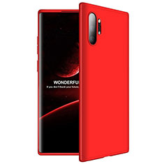 Custodia Plastica Rigida Cover Opaca Fronte e Retro 360 Gradi M01 per Samsung Galaxy Note 10 Plus Rosso