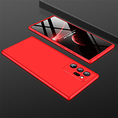Custodia Plastica Rigida Cover Opaca Fronte e Retro 360 Gradi M01 per Samsung Galaxy Note 20 Ultra 5G Rosso