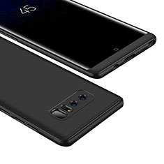 Custodia Plastica Rigida Cover Opaca Fronte e Retro 360 Gradi M01 per Samsung Galaxy Note 8 Nero