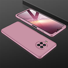 Custodia Plastica Rigida Cover Opaca Fronte e Retro 360 Gradi M01 per Xiaomi Mi 10i 5G Oro Rosa