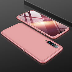 Custodia Plastica Rigida Cover Opaca Fronte e Retro 360 Gradi M01 per Xiaomi Mi 9 Lite Oro Rosa