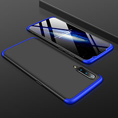 Custodia Plastica Rigida Cover Opaca Fronte e Retro 360 Gradi M01 per Xiaomi Mi A3 Lite Blu e Nero