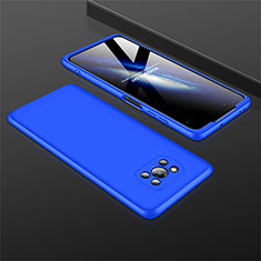 Custodia Plastica Rigida Cover Opaca Fronte e Retro 360 Gradi M01 per Xiaomi Poco X3 Blu