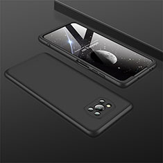 Custodia Plastica Rigida Cover Opaca Fronte e Retro 360 Gradi M01 per Xiaomi Poco X3 NFC Nero