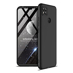 Custodia Plastica Rigida Cover Opaca Fronte e Retro 360 Gradi M01 per Xiaomi Redmi 9 India Nero