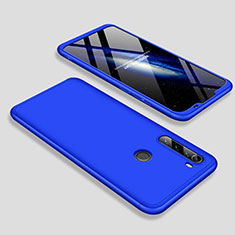 Custodia Plastica Rigida Cover Opaca Fronte e Retro 360 Gradi M01 per Xiaomi Redmi Note 8 Blu