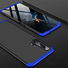 Custodia Plastica Rigida Cover Opaca Fronte e Retro 360 Gradi P01 per Huawei Honor 20 Pro Blu e Nero