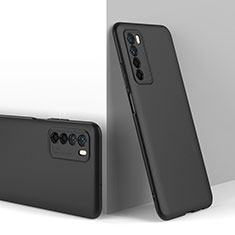 Custodia Plastica Rigida Cover Opaca Fronte e Retro 360 Gradi P01 per Huawei Honor Play4 5G Nero