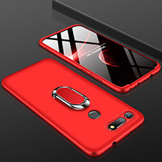 Custodia Plastica Rigida Cover Opaca Fronte e Retro 360 Gradi P01 per Huawei Honor View 20 Rosso