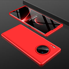 Custodia Plastica Rigida Cover Opaca Fronte e Retro 360 Gradi P01 per Huawei Mate 30 Pro 5G Rosso
