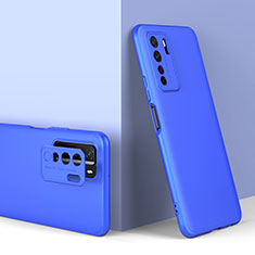 Custodia Plastica Rigida Cover Opaca Fronte e Retro 360 Gradi P01 per Huawei P40 Lite 5G Blu