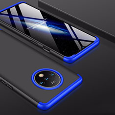 Custodia Plastica Rigida Cover Opaca Fronte e Retro 360 Gradi P01 per OnePlus 7T Blu e Nero