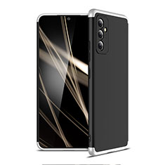 Custodia Plastica Rigida Cover Opaca Fronte e Retro 360 Gradi P01 per Samsung Galaxy A34 5G Argento