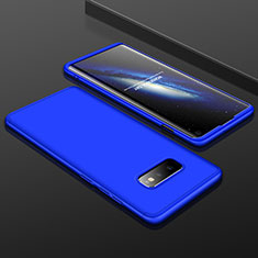 Custodia Plastica Rigida Cover Opaca Fronte e Retro 360 Gradi P01 per Samsung Galaxy S10e Blu