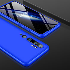 Custodia Plastica Rigida Cover Opaca Fronte e Retro 360 Gradi P01 per Xiaomi Mi Note 10 Blu