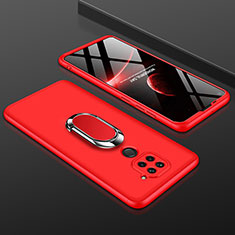 Custodia Plastica Rigida Cover Opaca Fronte e Retro 360 Gradi P01 per Xiaomi Redmi 10X 4G Rosso