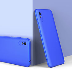 Custodia Plastica Rigida Cover Opaca Fronte e Retro 360 Gradi P01 per Xiaomi Redmi 9A Blu