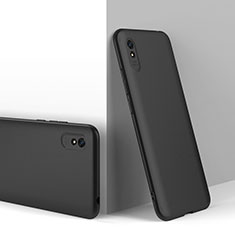 Custodia Plastica Rigida Cover Opaca Fronte e Retro 360 Gradi P01 per Xiaomi Redmi 9AT Nero