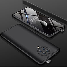 Custodia Plastica Rigida Cover Opaca Fronte e Retro 360 Gradi P01 per Xiaomi Redmi K30 Pro 5G Nero