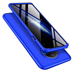 Custodia Plastica Rigida Cover Opaca Fronte e Retro 360 Gradi P02 per OnePlus 7T Blu