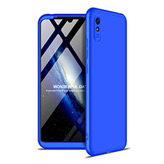 Custodia Plastica Rigida Cover Opaca Fronte e Retro 360 Gradi P02 per Xiaomi Redmi 9A Blu